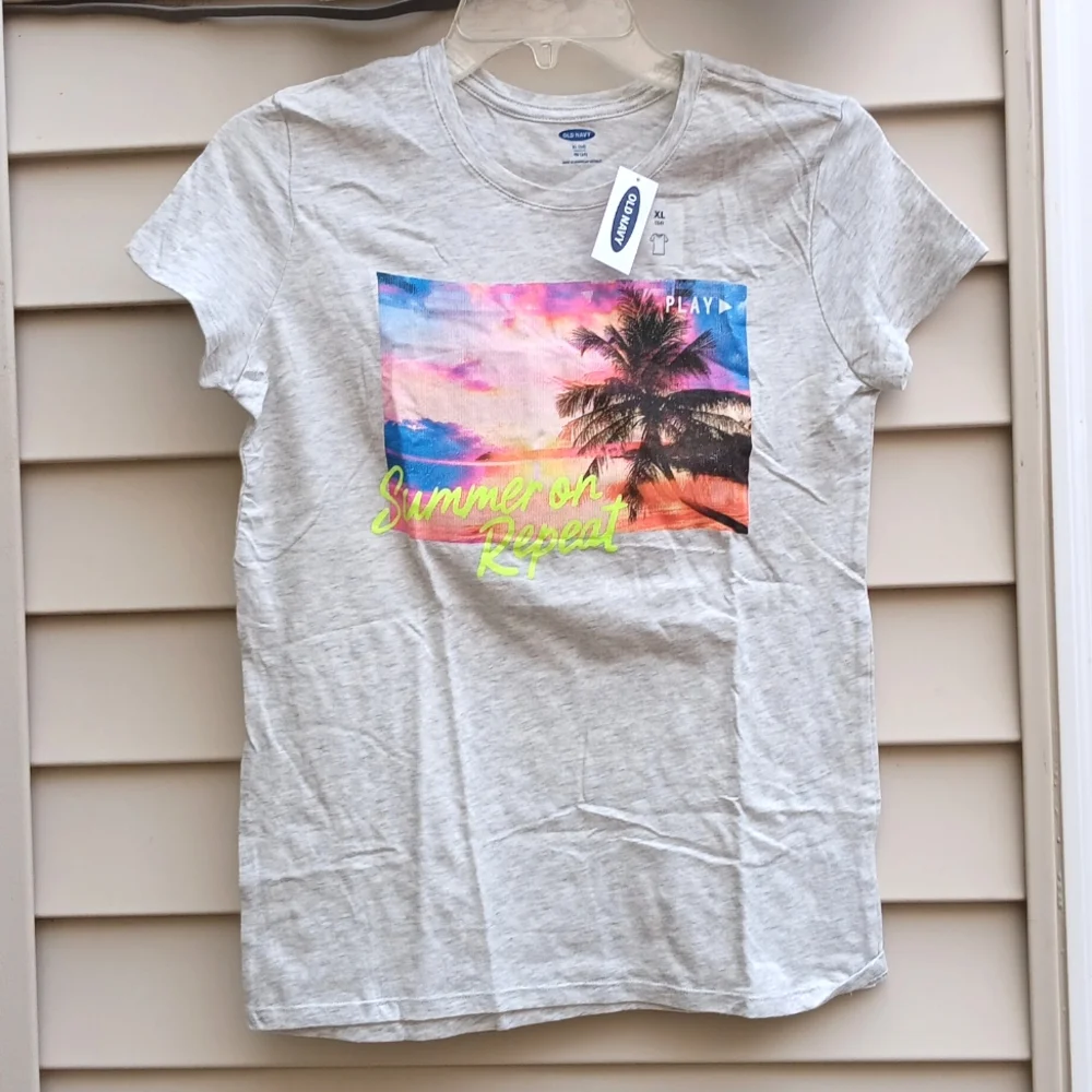 OLD NAVY Girl's Tee,size XL-14